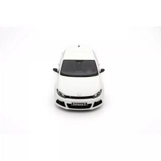 VOLKSWAGEN SCIROCCO 3 R PHASE 1 WHITE 2008 OttO mobile 1:18 Resinemodell (Türen, Motorhaube... nicht zu öffnen!)